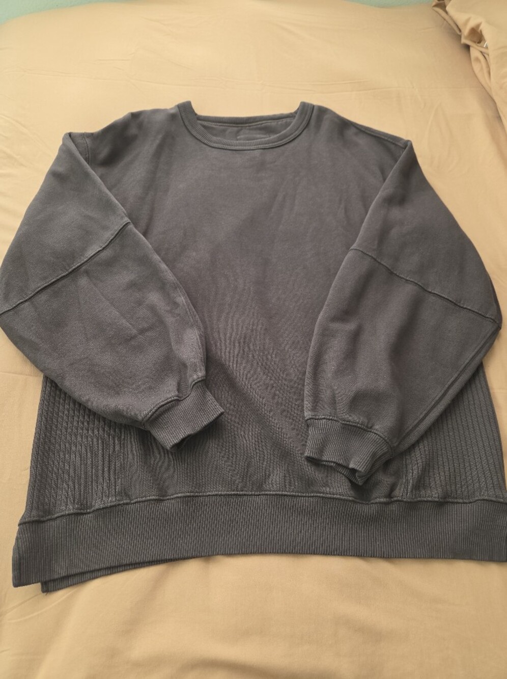 aerie Charcoal Brown Crewneck Sweater